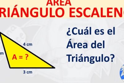 aprende a calcular el area de un triangulo escaleno sin complicaciones