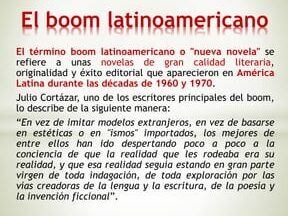 boom latinoamericano un resumen de su impacto