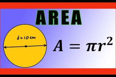 calcula el area de un circulo usando su diametro facil y rapido