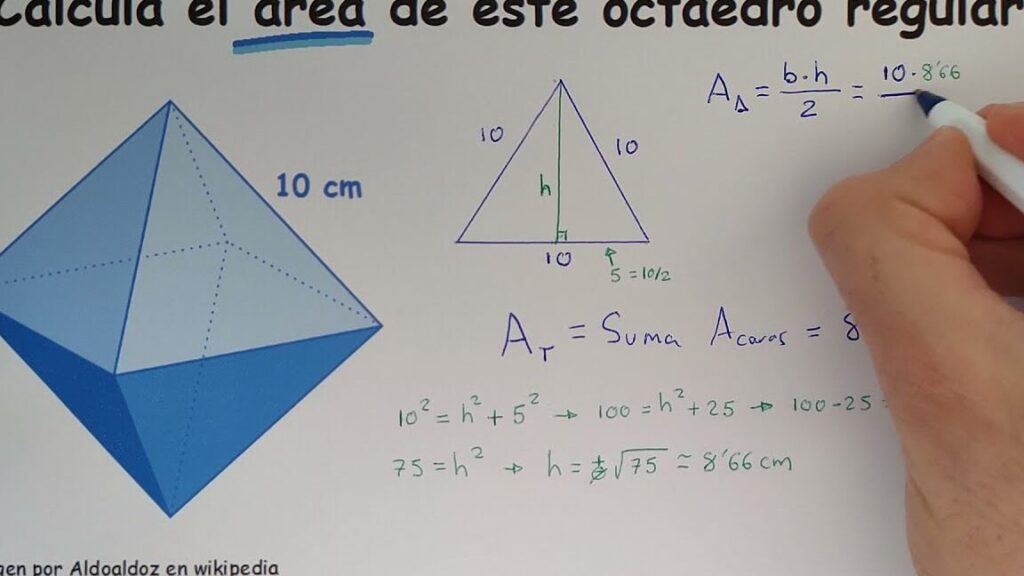Cómo calcular el área de un octaedro: Geometría en tres dimensiones 1 como calcular el area de un octaedro geometria en tres dimensiones