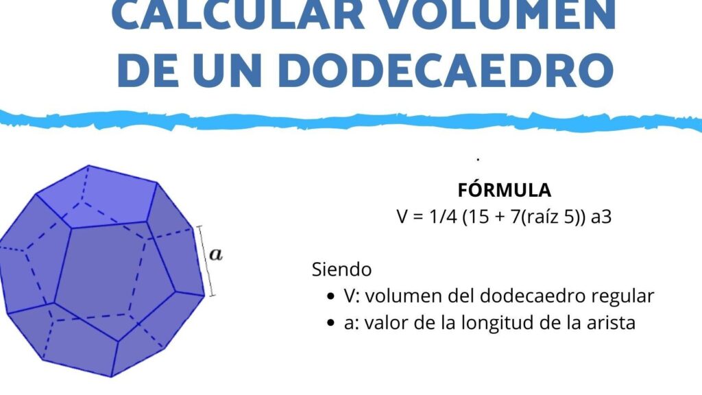Cómo calcular el volumen de un dodecaedro: Geometría avanzada 1 como calcular el volumen de un dodecaedro geometria avanzada