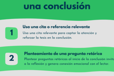 como hacer una conclusion de un trabajo con ejemplos cierre efectivo
