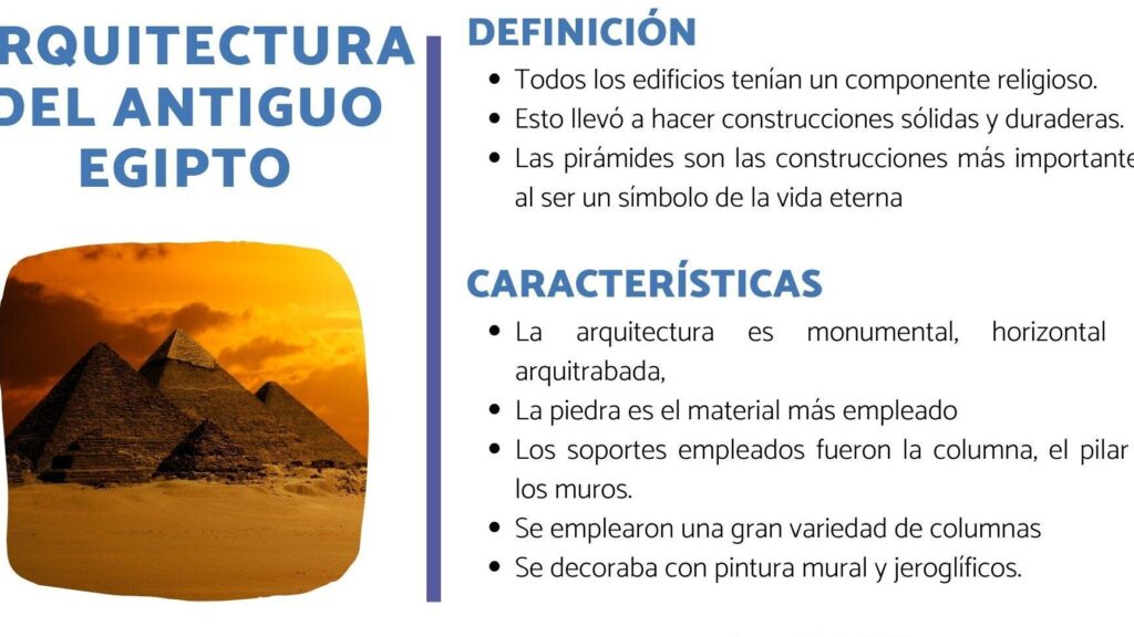 Definición y Características de la Arquitectura Egipcia 1 definicion y caracteristicas de la arquitectura egipcia