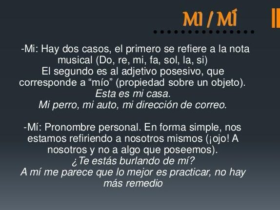 El enigma de por qué MI no lleva tilde finalmente resuelto 1 el enigma de por que mi no lleva tilde finalmente resuelto