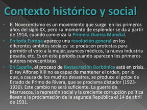 novecentismo caracteristicas y contexto cultural