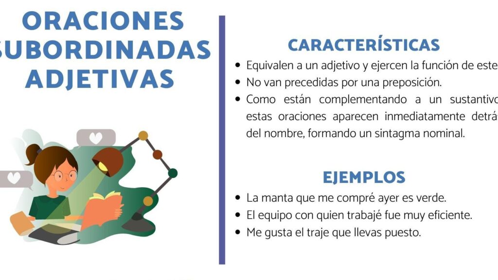 oraciones subordinadas adjetivas tipos y caracteristicas 1
