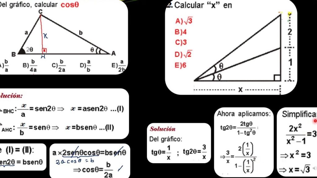 Resuelve problemas de trigonometría con el ángulo doble: ¡Aprende aquí! 1 resuelve problemas de trigonometria con el angulo doble aprende aqui