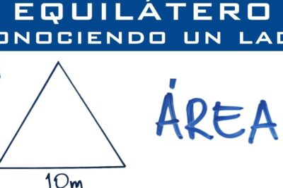 secretos para calcular el area de un triangulo equilatero facilmente
