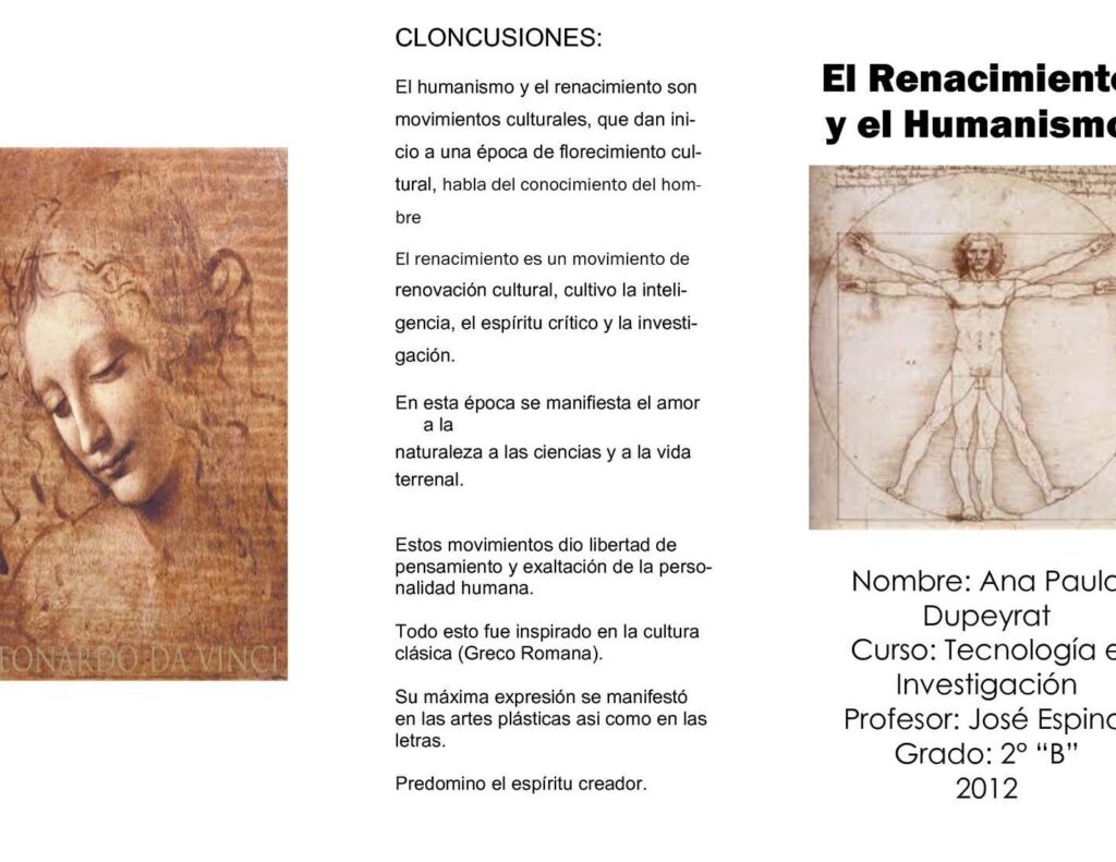 Texto Humanístico: Características y Expresión del Pensamiento Renacentista 1 texto humanistico caracteristicas y expresion del pensamiento renacentista